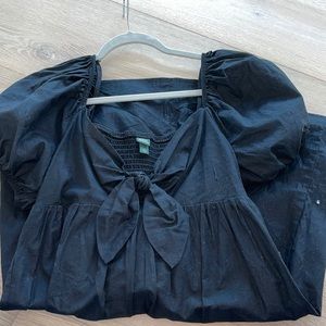 Puff sleeve sun dress